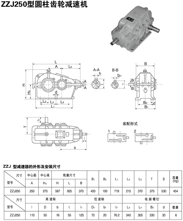 ZZJ250型圆柱齿轮减速机53