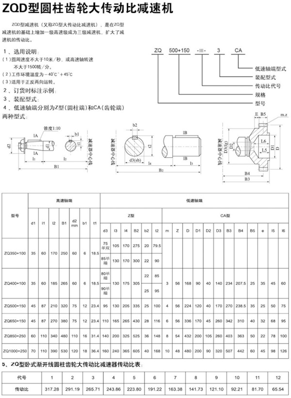 ZQD型圆柱齿轮大传动比减速机75