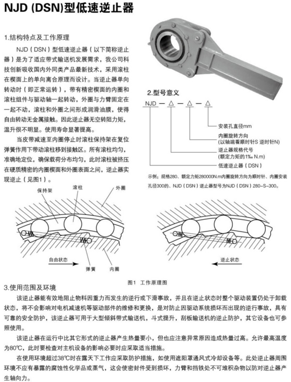 NJD(DSN）型低速逆止器45